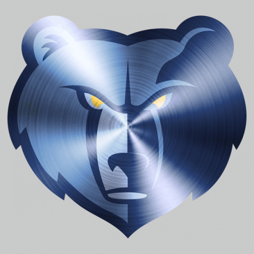 Memphis Grizzlies Stainless steel logo custom vinyl decal