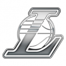 Los Angeles Lakers Silver Logo heat sticker