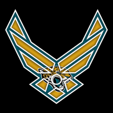 Airforce Jacksonville Jaguars Logo heat sticker