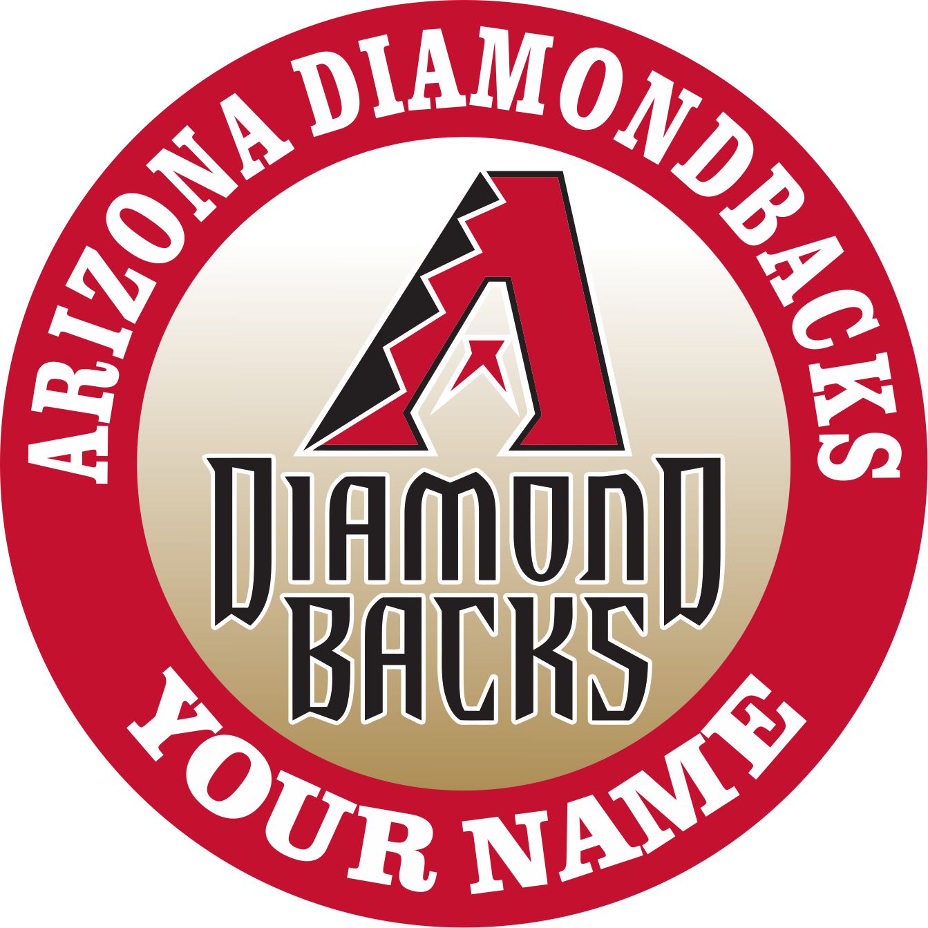 Arizona Diamondbacks Customized Logo custom vinyl decal [STK-MLB ...