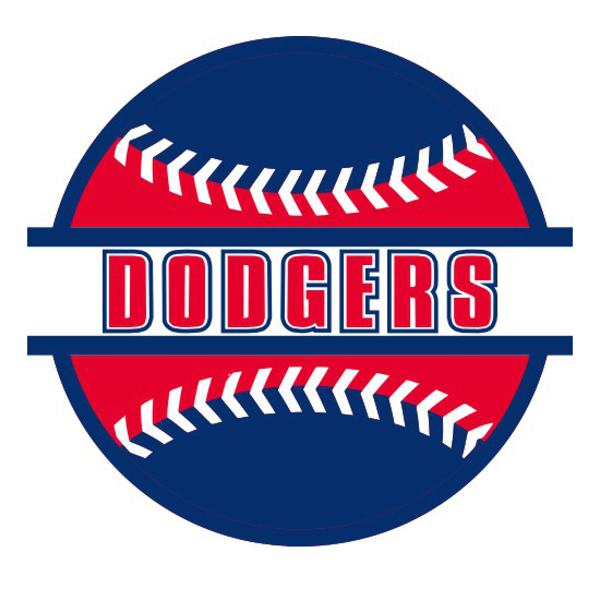 Baseball Los Angeles Dodgers Logo custom vinyl decal [STK-MLB-Ball-014 ...