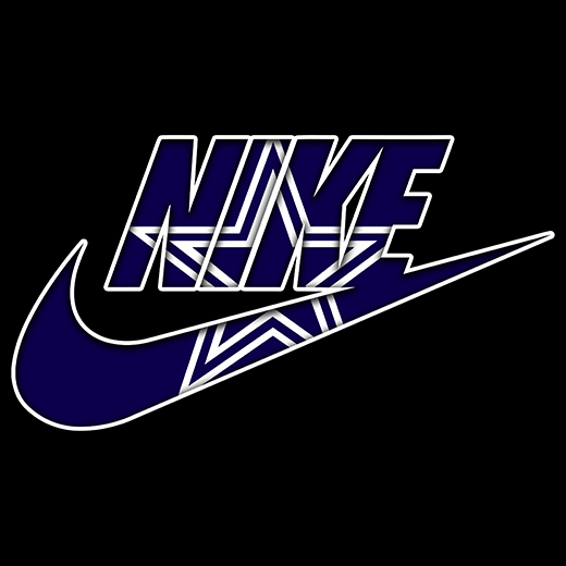 Dallas Cowboys Nike logo custom vinyl decal [STK-NFL-Nike-009] - $1.00 ...