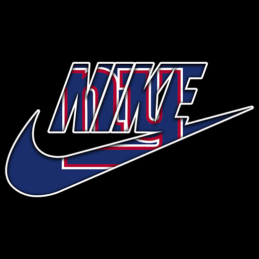 New York Giants Nike logo custom vinyl decal [STK-NFL-Nike-023] - $1.00 ...