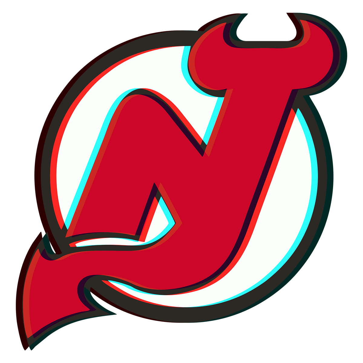 Phantom New Jersey Devils logo custom vinyl decal [STK-NHL-Phantom-018 ...